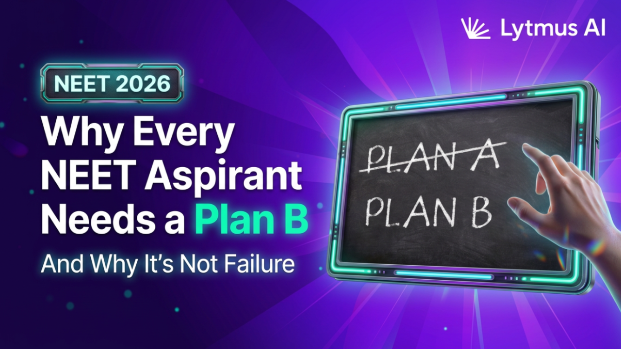 Why every NEET aspirant needs a plan B (and why it’s not failure)