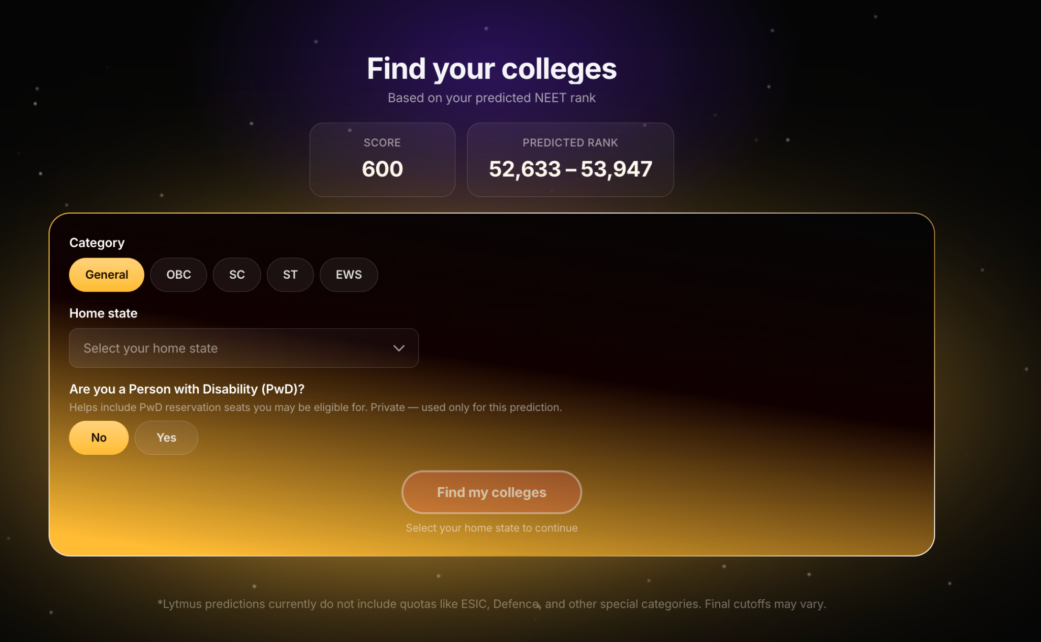 Enter your details confirmation